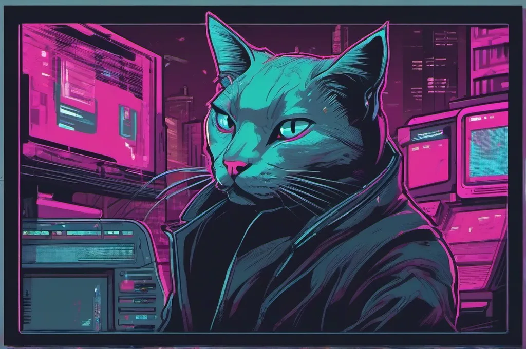 Digital illustration of cyberpunk cats in neon-lit urban scenes, engaged in AI-agent tasks such as coding, debugging, or analyzing data streams. The style features glowing outlines, high contrast, and a vibrant acid-color palette. No brand logos, no invented software screenshots, no legible text.: How to Validate LLM Tool Calls with JSON Schema Before Execution